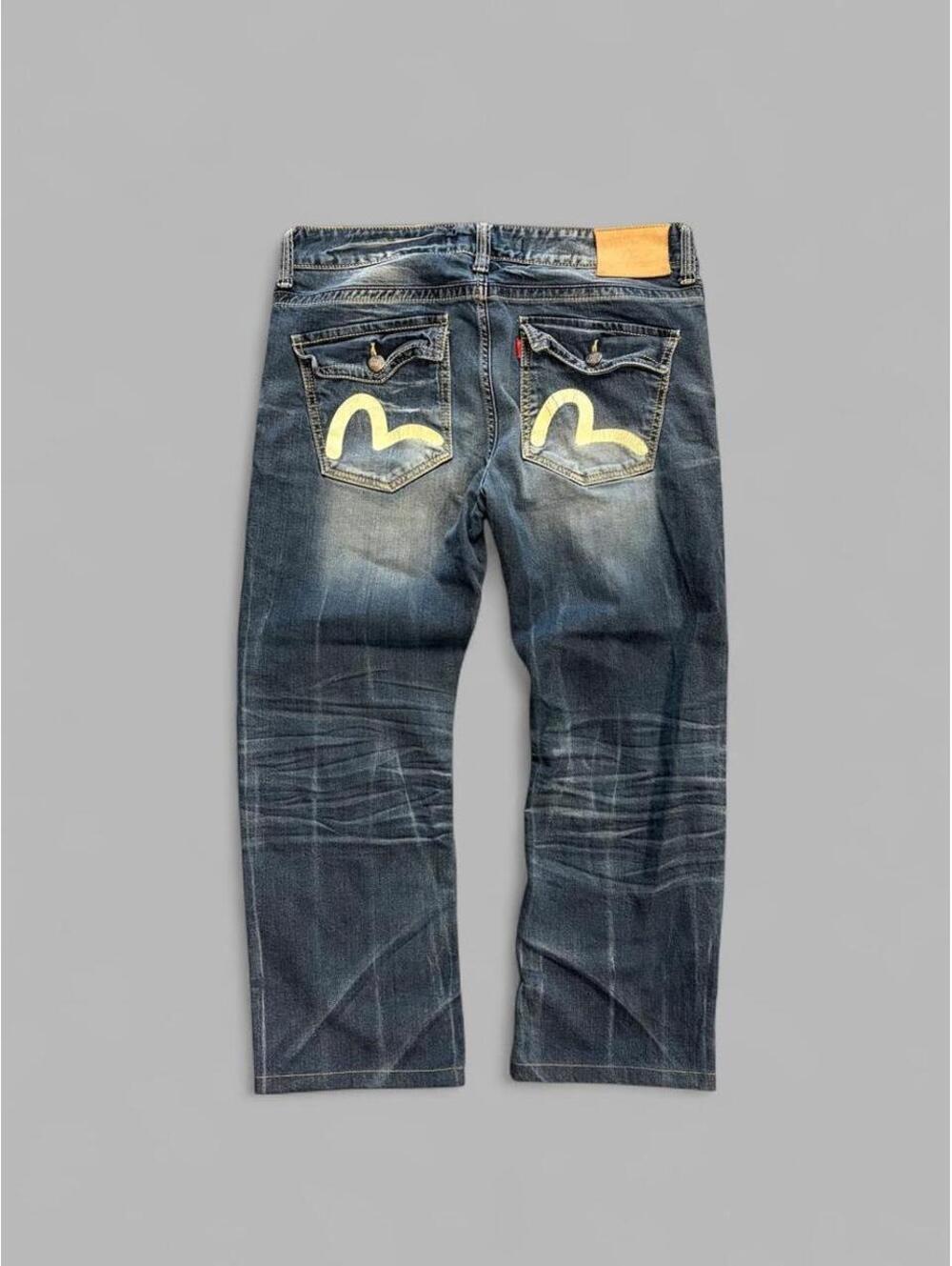 Vintage Evisu Genes Faded Selvedge Denim